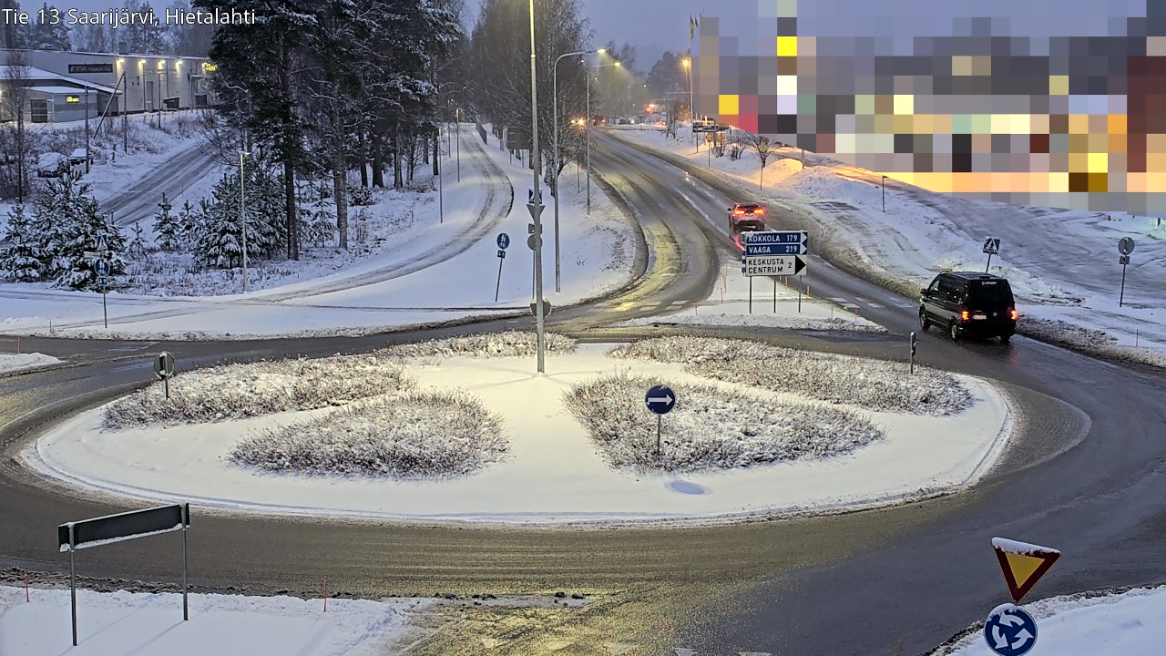 Weather Camera Image Väg 13 Saarijärvi, Saarijärvi, Keski-Suomi