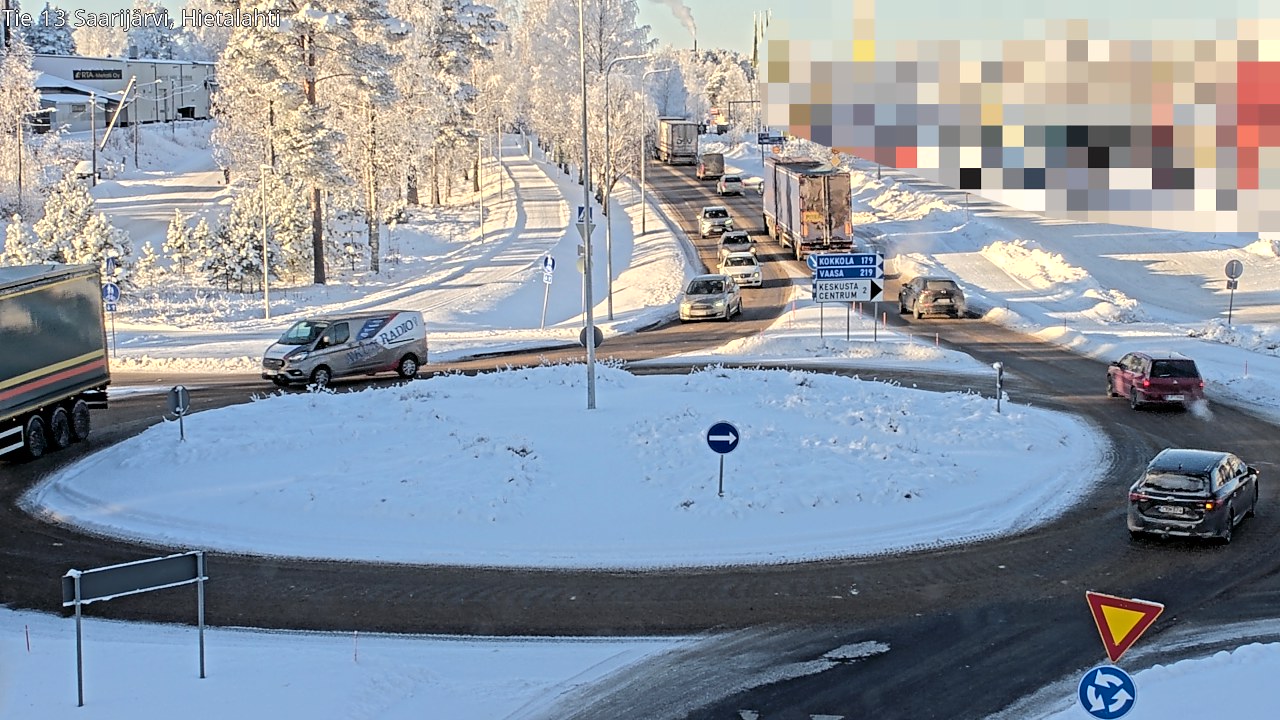 Weather Camera Image Road 13 Saarijärvi, Saarijärvi, Keski-Suomi