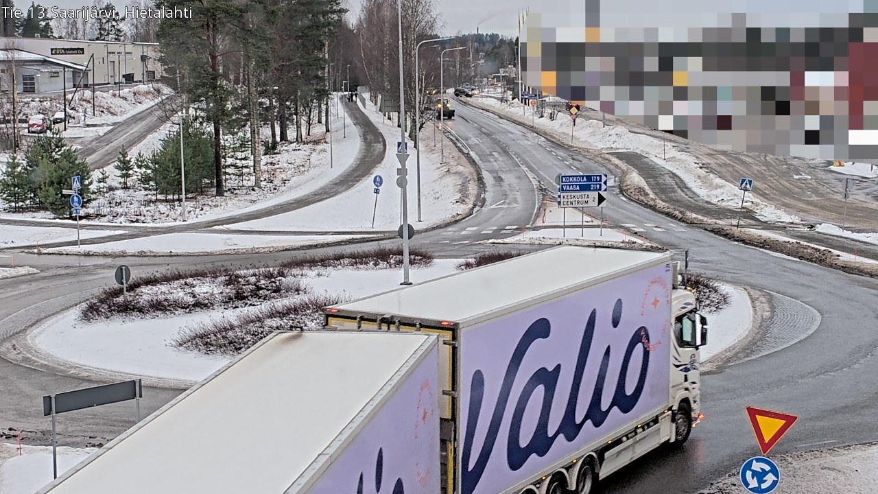 Weather Camera Image Väg 13 Saarijärvi, Saarijärvi, Keski-Suomi