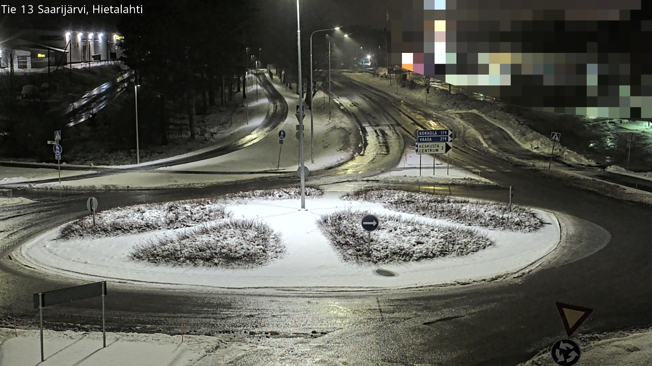 Weather Camera Image Väg 13 Saarijärvi, Saarijärvi, Keski-Suomi
