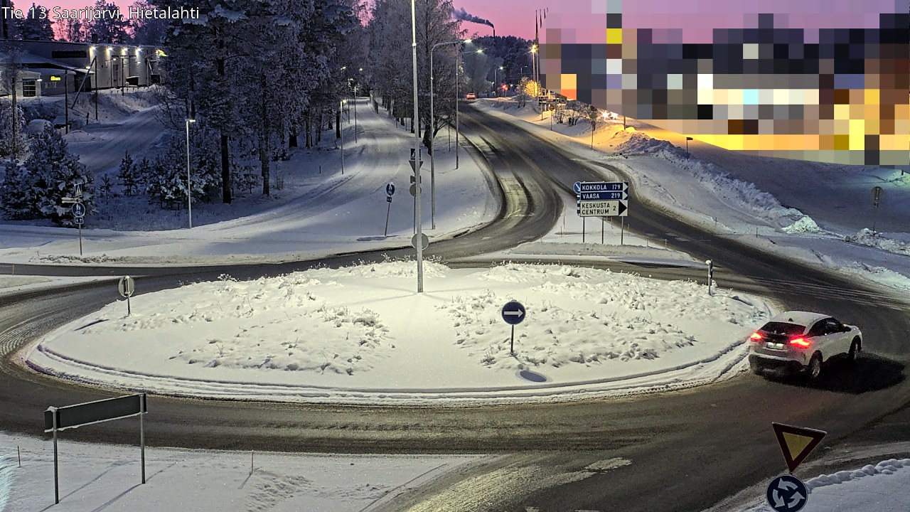 Weather Camera Image Väg 13 Saarijärvi, Saarijärvi, Keski-Suomi