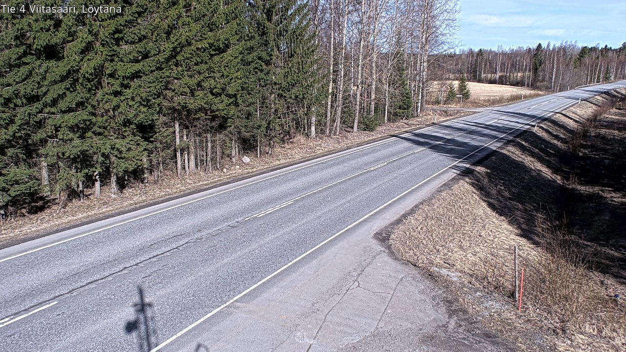 Weather Camera Image Väg 4 Viitasaari, Löytänä, Viitasaari, Keski-Suomi