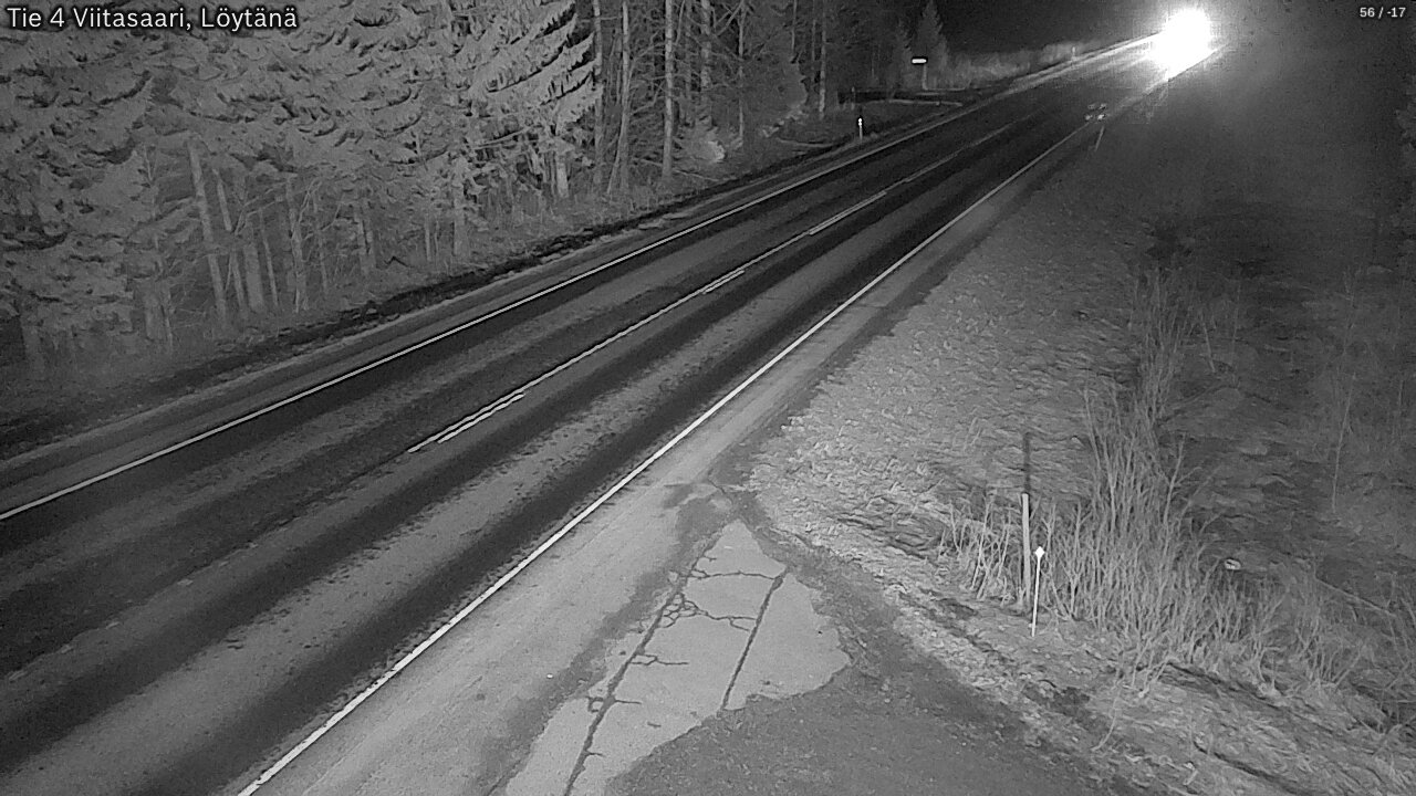 Weather Camera Image Väg 4 Viitasaari, Löytänä, Viitasaari, Keski-Suomi