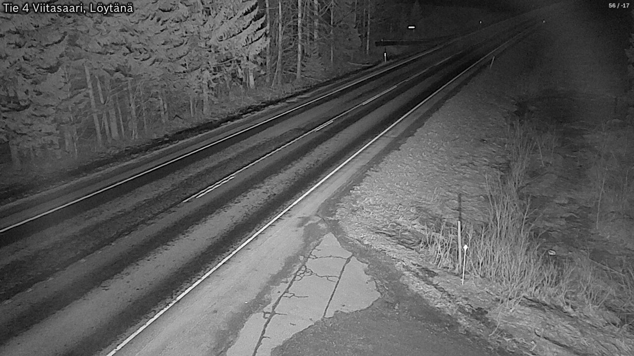 Weather Camera Image Väg 4 Viitasaari, Löytänä, Viitasaari, Keski-Suomi