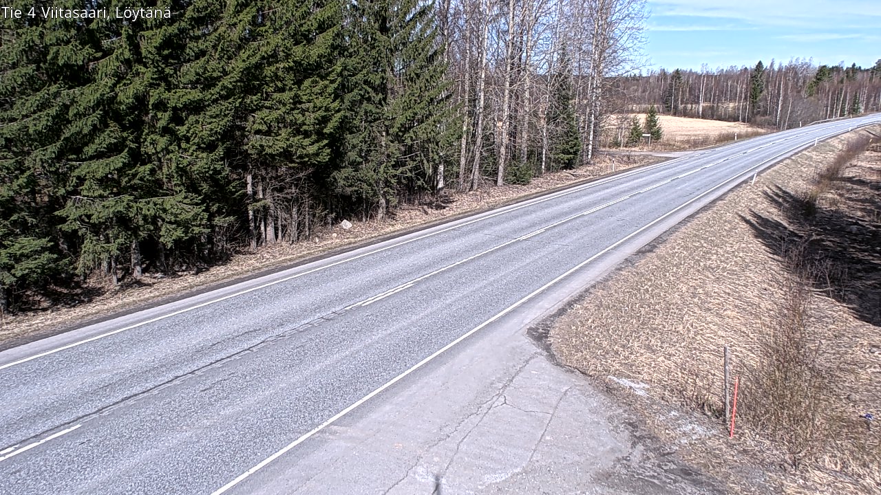 Weather Camera Image Väg 4 Viitasaari, Löytänä, Viitasaari, Keski-Suomi