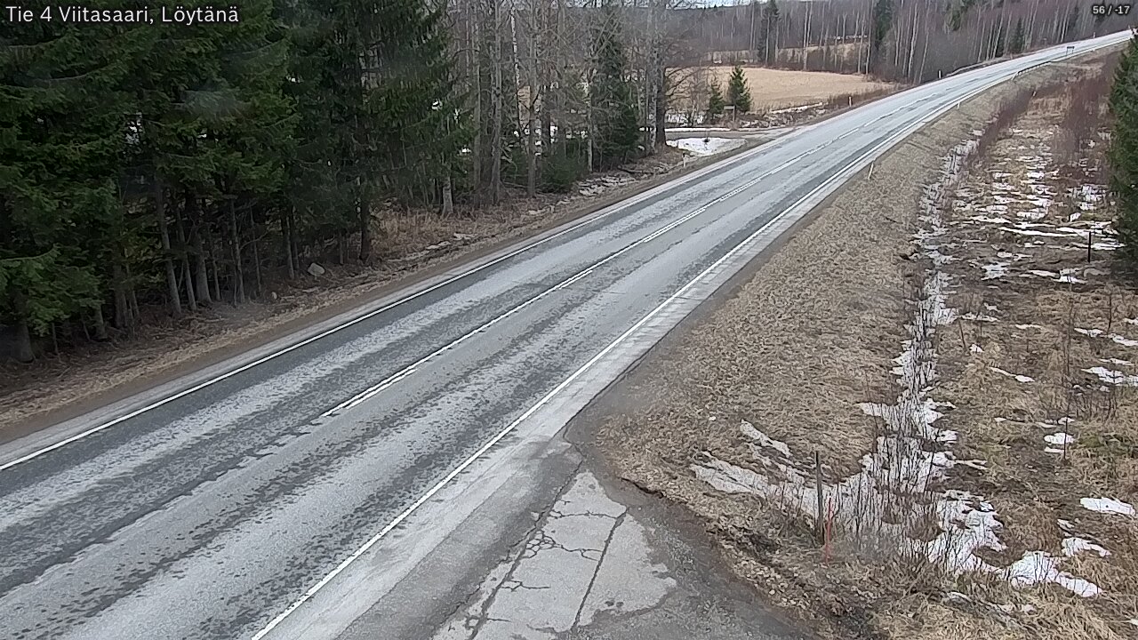 Weather Camera Image Road 4 Viitasaari, Löytänä, Viitasaari, Keski-Suomi