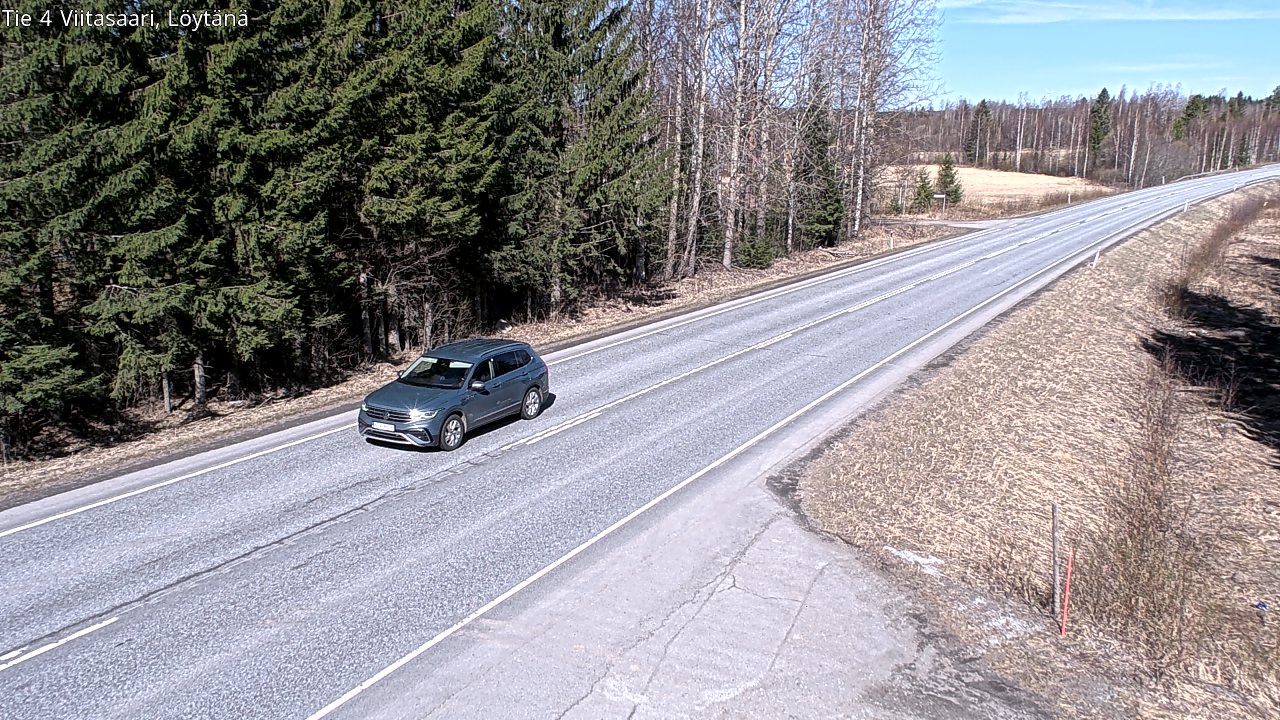 Weather Camera Image Väg 4 Viitasaari, Löytänä, Viitasaari, Keski-Suomi