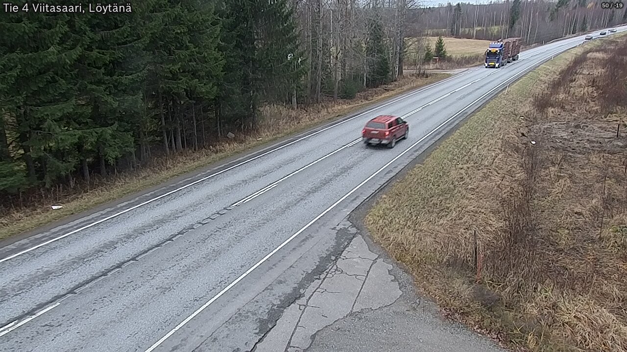 Weather Camera Image Väg 4 Viitasaari, Löytänä, Viitasaari, Keski-Suomi