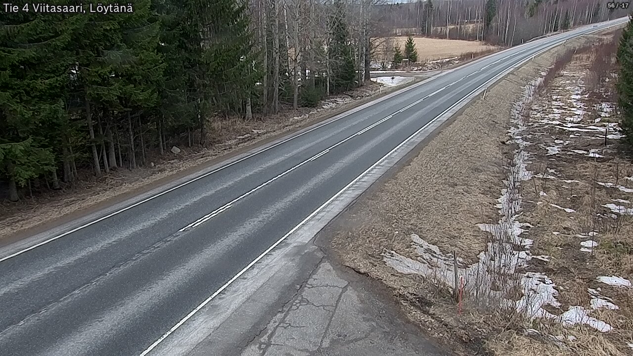 Weather Camera Image Road 4 Viitasaari, Löytänä, Viitasaari, Keski-Suomi