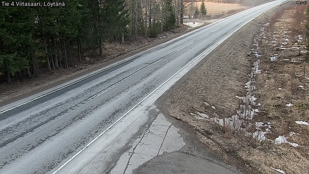 Weather Camera Image Väg 4 Viitasaari, Löytänä, Viitasaari, Keski-Suomi