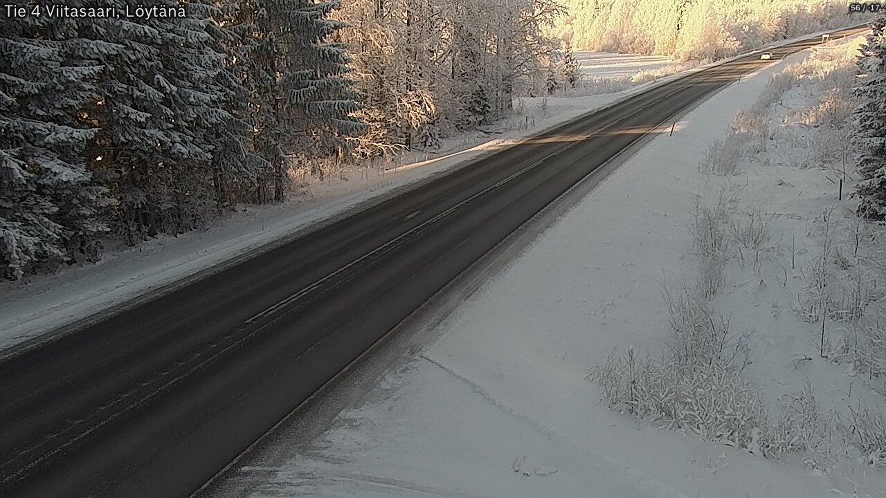 Weather Camera Image Väg 4 Viitasaari, Löytänä, Viitasaari, Keski-Suomi