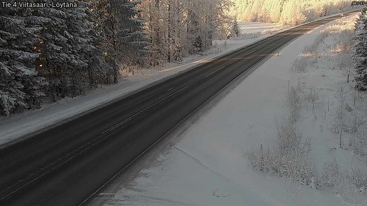 Weather Camera Image Väg 4 Viitasaari, Löytänä, Viitasaari, Keski-Suomi