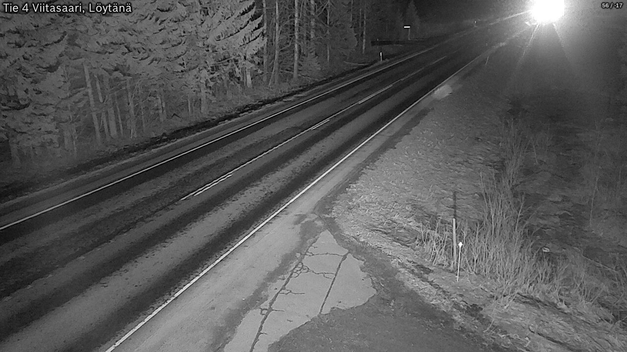 Weather Camera Image Väg 4 Viitasaari, Löytänä, Viitasaari, Keski-Suomi