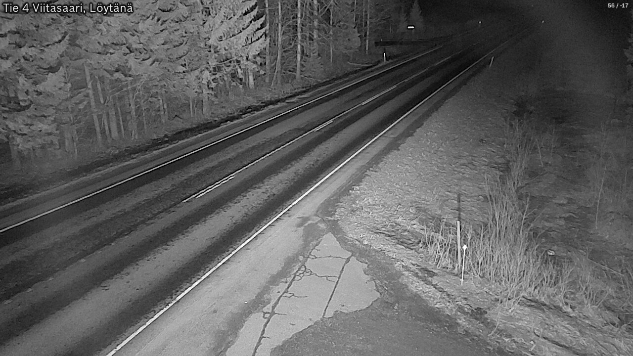 Weather Camera Image Väg 4 Viitasaari, Löytänä, Viitasaari, Keski-Suomi