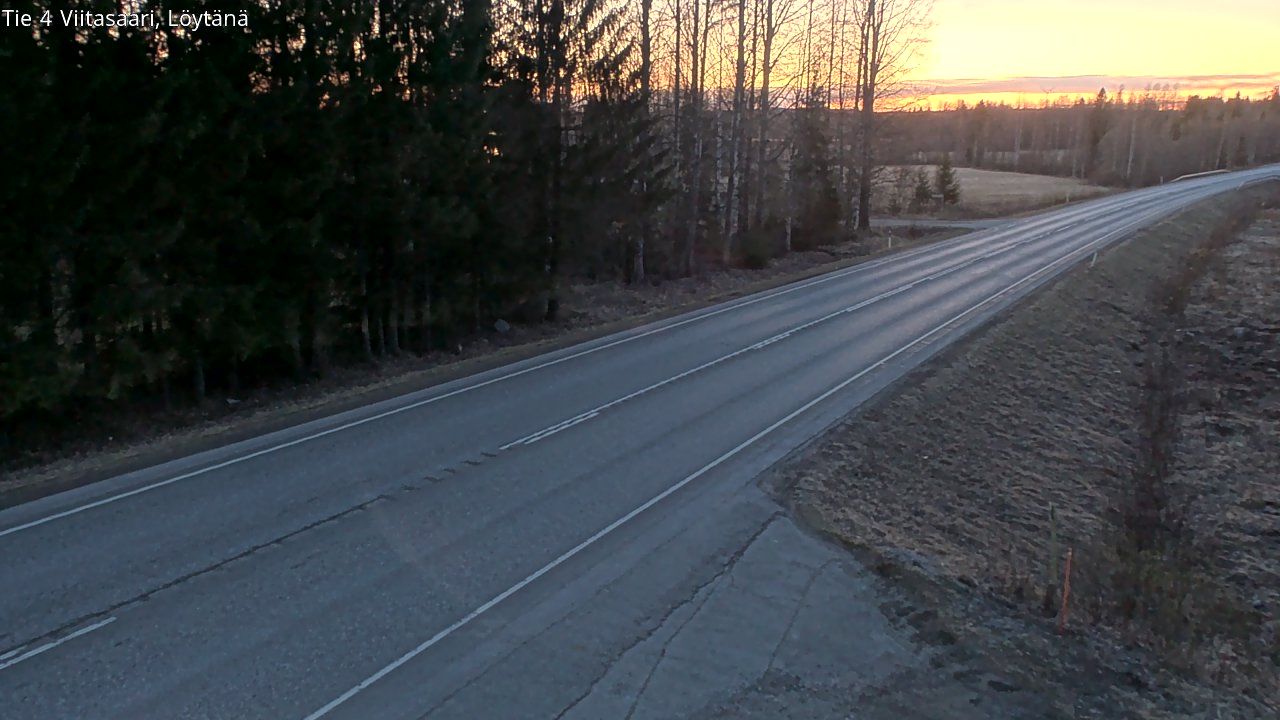 Weather Camera Image Väg 4 Viitasaari, Löytänä, Viitasaari, Keski-Suomi