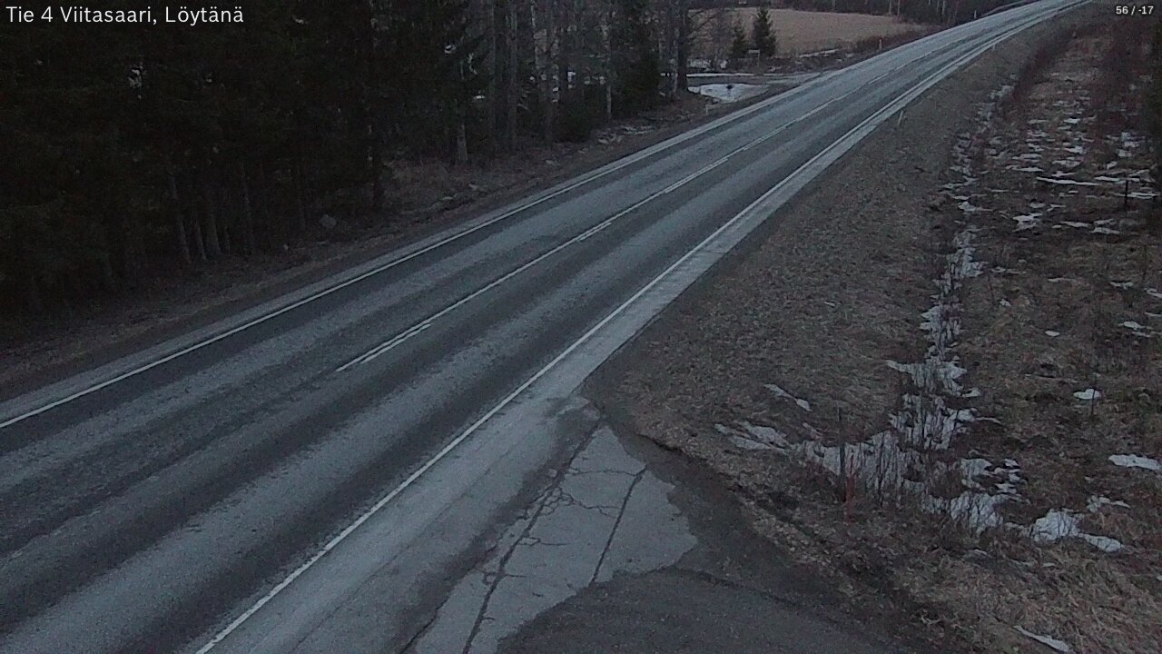 Weather Camera Image Väg 4 Viitasaari, Löytänä, Viitasaari, Keski-Suomi