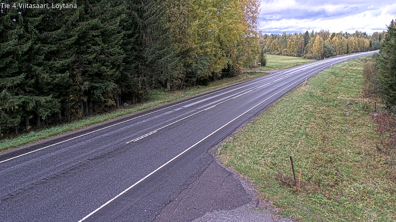 Weather Camera Image Väg 4 Viitasaari, Löytänä, Viitasaari, Keski-Suomi