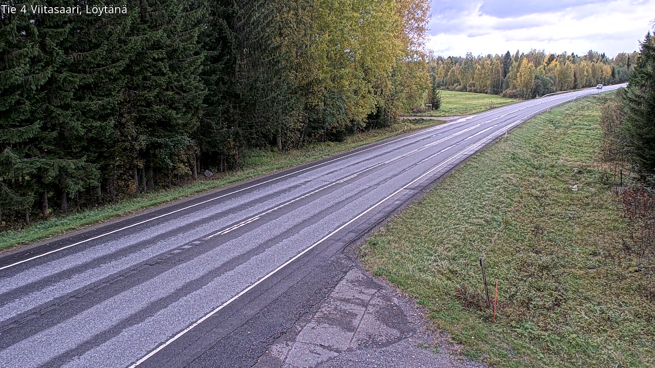 Weather Camera Image Väg 4 Viitasaari, Löytänä, Viitasaari, Keski-Suomi