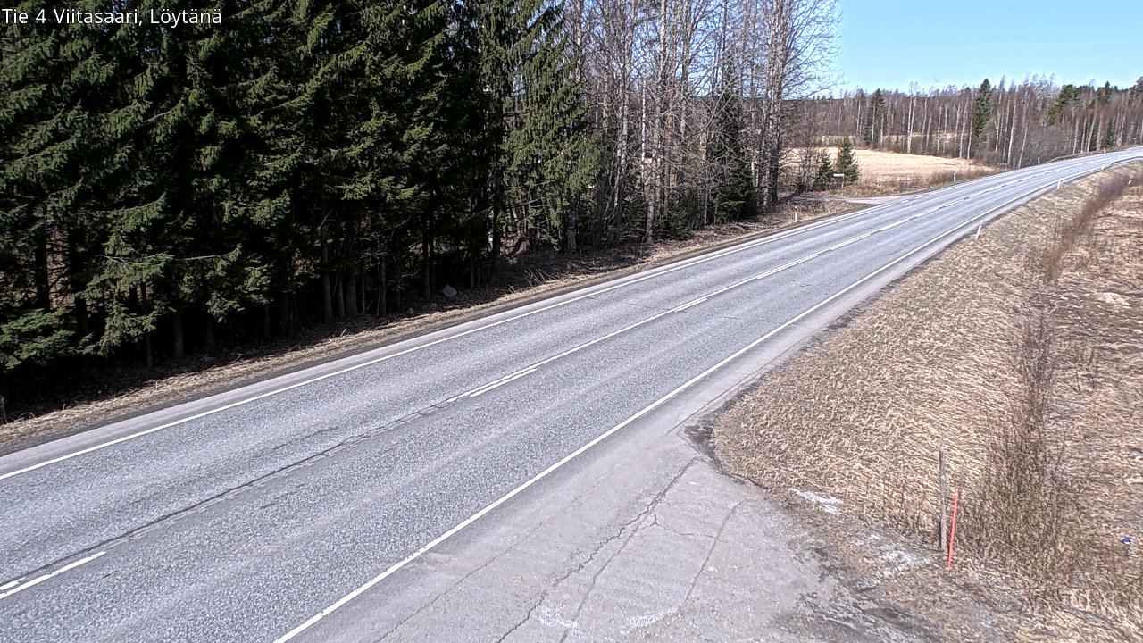 Weather Camera Image Väg 4 Viitasaari, Löytänä, Viitasaari, Keski-Suomi