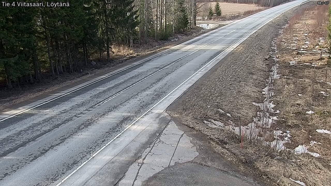 Weather Camera Image Road 4 Viitasaari, Löytänä, Viitasaari, Keski-Suomi