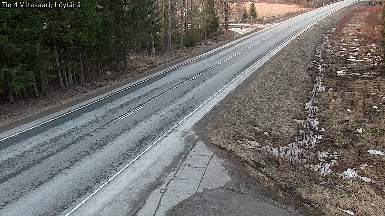Weather Camera Image Väg 4 Viitasaari, Löytänä, Viitasaari, Keski-Suomi