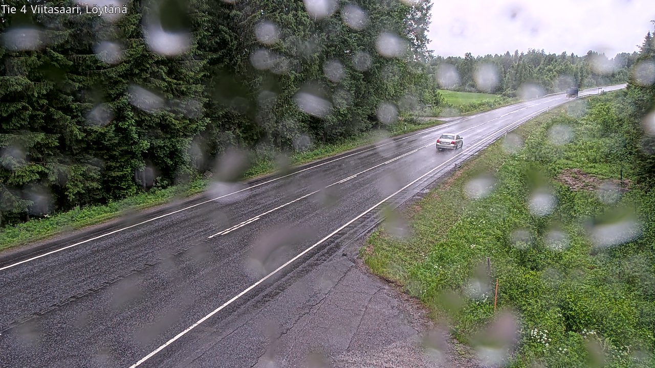 Weather Camera Image Road 4 Viitasaari, Löytänä, Viitasaari, Keski-Suomi