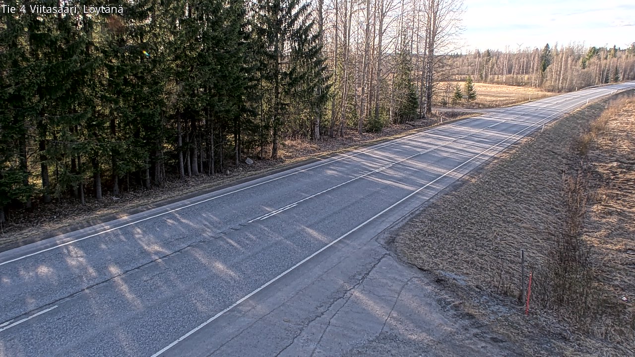 Weather Camera Image Väg 4 Viitasaari, Löytänä, Viitasaari, Keski-Suomi