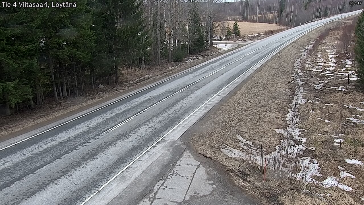 Weather Camera Image Road 4 Viitasaari, Löytänä, Viitasaari, Keski-Suomi
