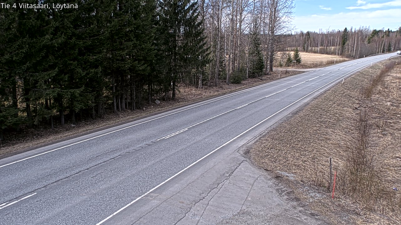 Weather Camera Image Väg 4 Viitasaari, Löytänä, Viitasaari, Keski-Suomi