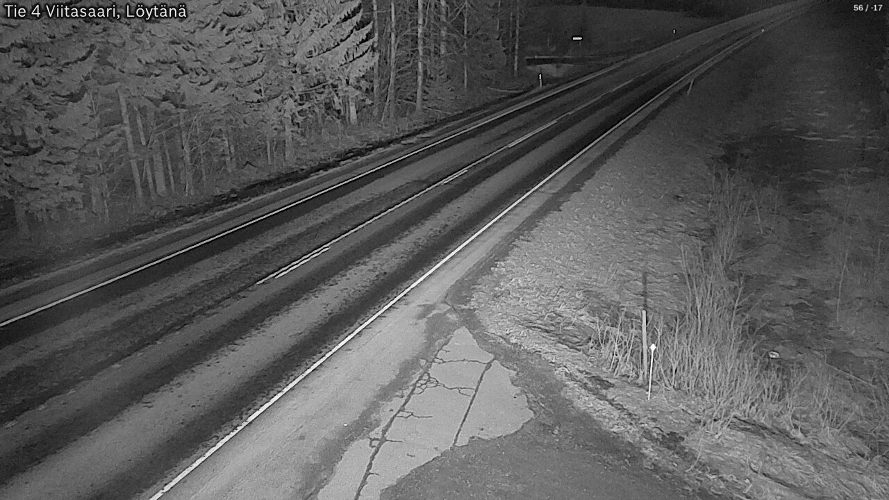 Weather Camera Image Väg 4 Viitasaari, Löytänä, Viitasaari, Keski-Suomi