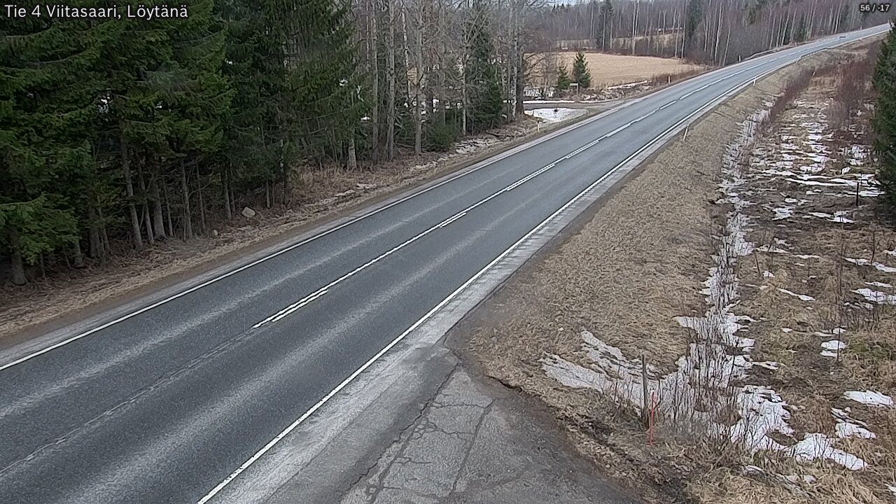 Weather Camera Image Road 4 Viitasaari, Löytänä, Viitasaari, Keski-Suomi