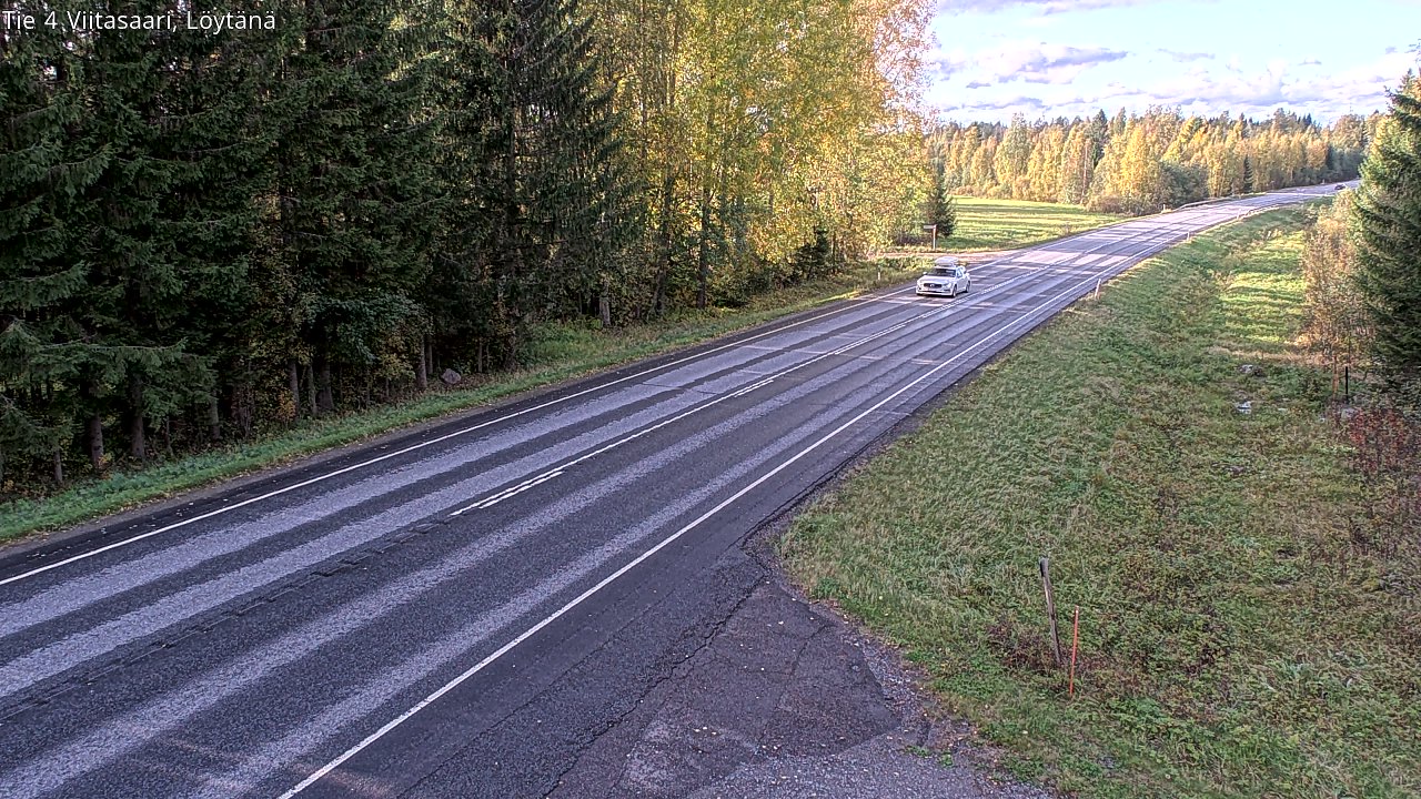 Weather Camera Image Väg 4 Viitasaari, Löytänä, Viitasaari, Keski-Suomi