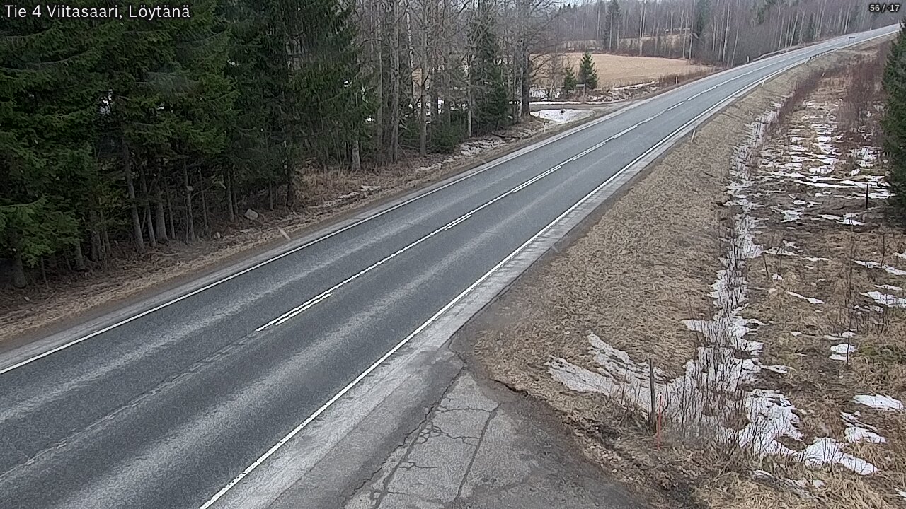 Weather Camera Image Road 4 Viitasaari, Löytänä, Viitasaari, Keski-Suomi