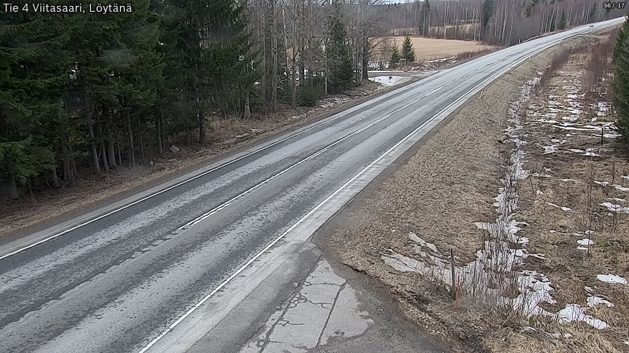 Weather Camera Image Road 4 Viitasaari, Löytänä, Viitasaari, Keski-Suomi