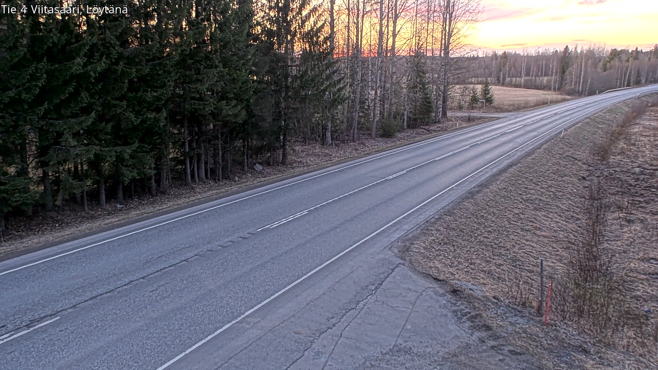 Weather Camera Image Väg 4 Viitasaari, Löytänä, Viitasaari, Keski-Suomi