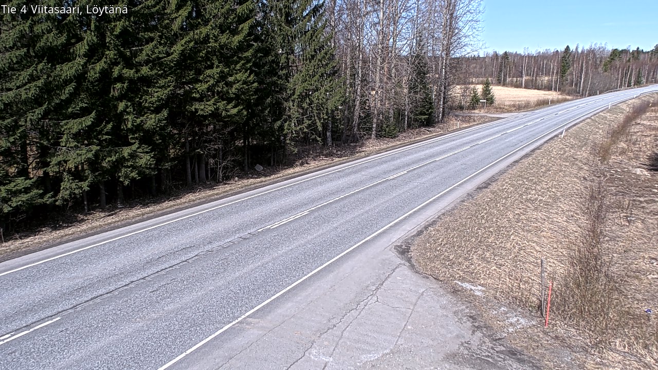 Weather Camera Image Väg 4 Viitasaari, Löytänä, Viitasaari, Keski-Suomi