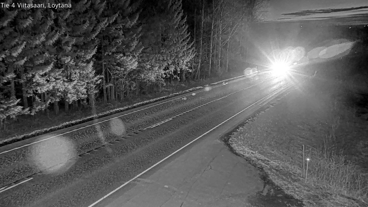 Weather Camera Image Väg 4 Viitasaari, Löytänä, Viitasaari, Keski-Suomi