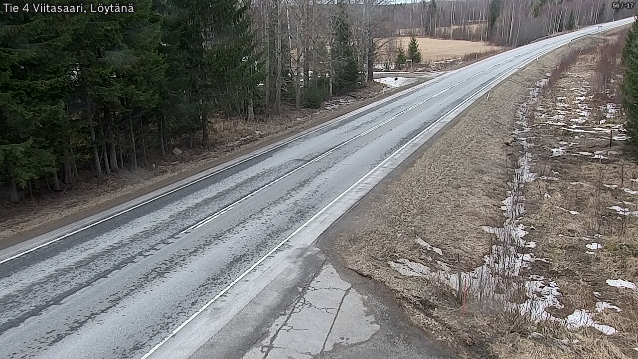 Weather Camera Image Road 4 Viitasaari, Löytänä, Viitasaari, Keski-Suomi
