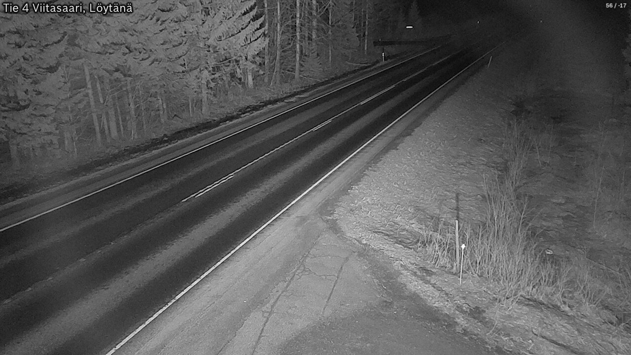 Weather Camera Image Väg 4 Viitasaari, Löytänä, Viitasaari, Keski-Suomi