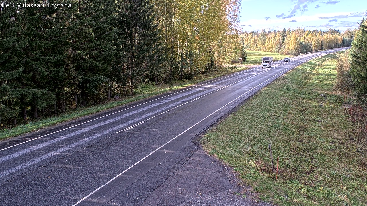 Weather Camera Image Väg 4 Viitasaari, Löytänä, Viitasaari, Keski-Suomi