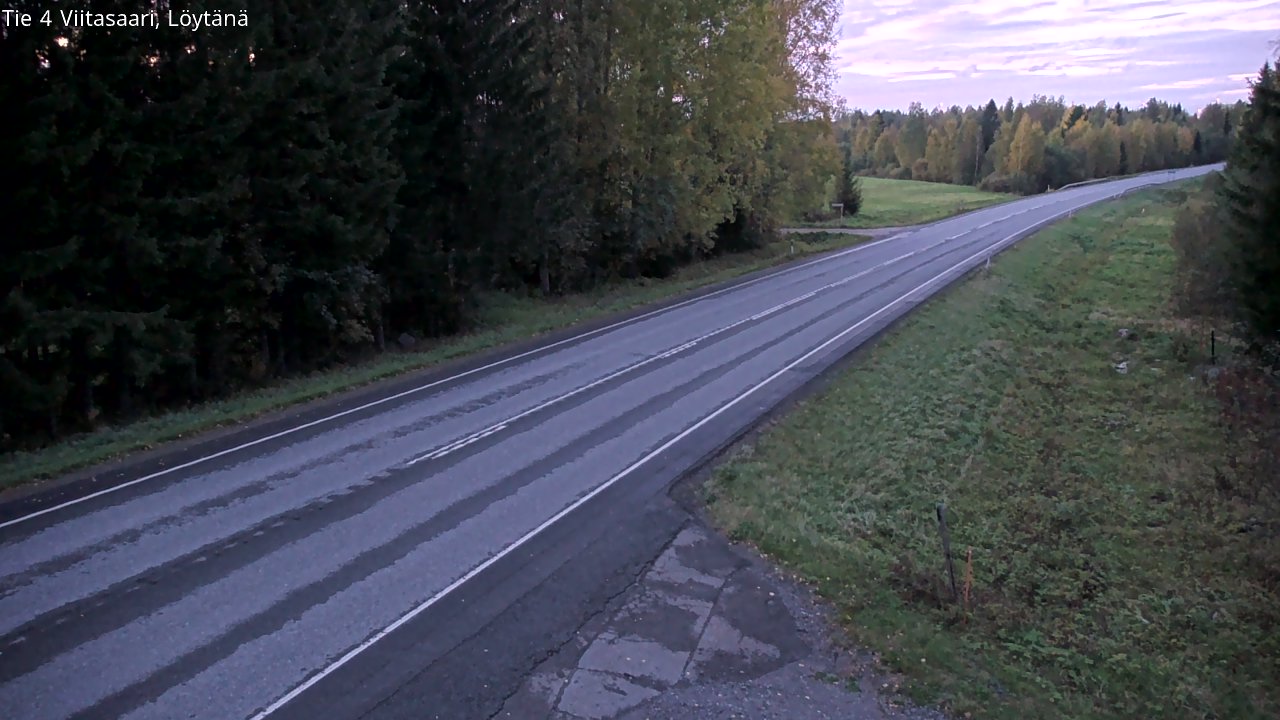 Weather Camera Image Väg 4 Viitasaari, Löytänä, Viitasaari, Keski-Suomi