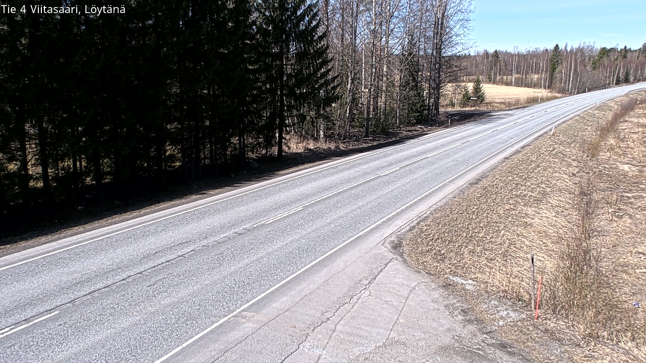 Weather Camera Image Väg 4 Viitasaari, Löytänä, Viitasaari, Keski-Suomi