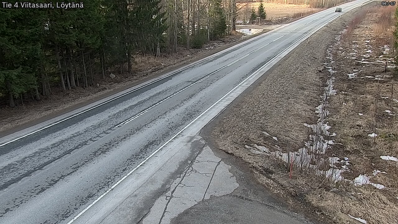 Weather Camera Image Väg 4 Viitasaari, Löytänä, Viitasaari, Keski-Suomi