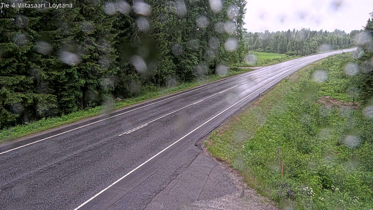 Weather Camera Image Väg 4 Viitasaari, Löytänä, Viitasaari, Keski-Suomi