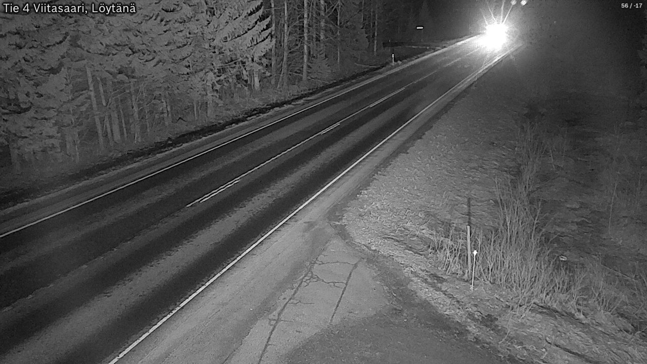 Weather Camera Image Väg 4 Viitasaari, Löytänä, Viitasaari, Keski-Suomi