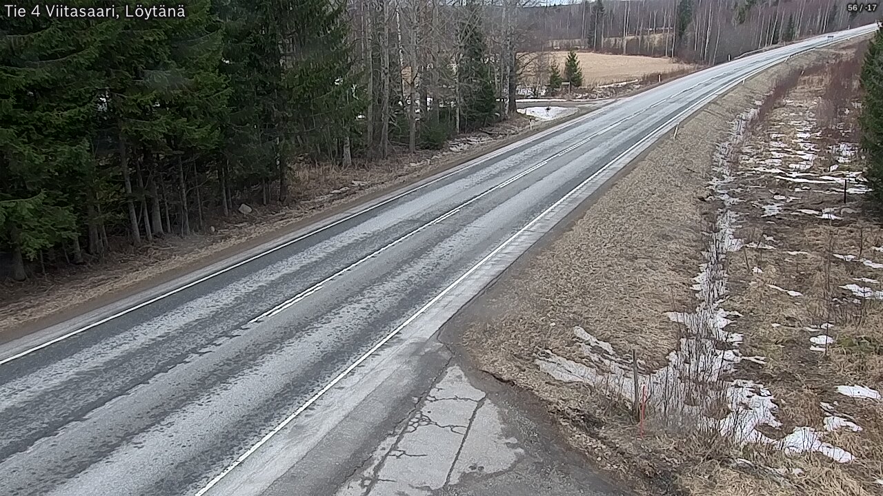Weather Camera Image Road 4 Viitasaari, Löytänä, Viitasaari, Keski-Suomi