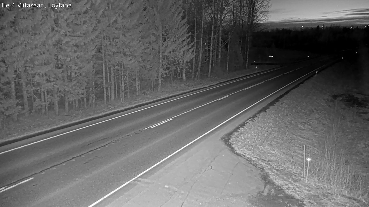 Weather Camera Image Väg 4 Viitasaari, Löytänä, Viitasaari, Keski-Suomi