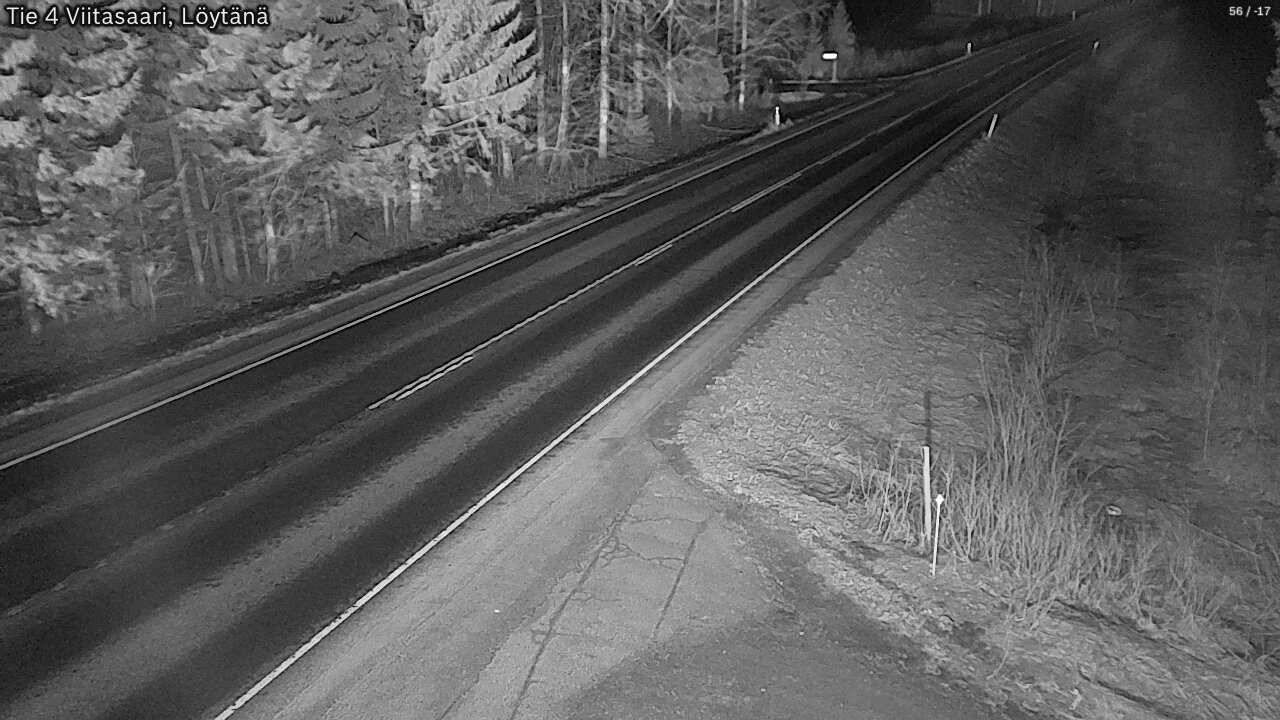Weather Camera Image Väg 4 Viitasaari, Löytänä, Viitasaari, Keski-Suomi