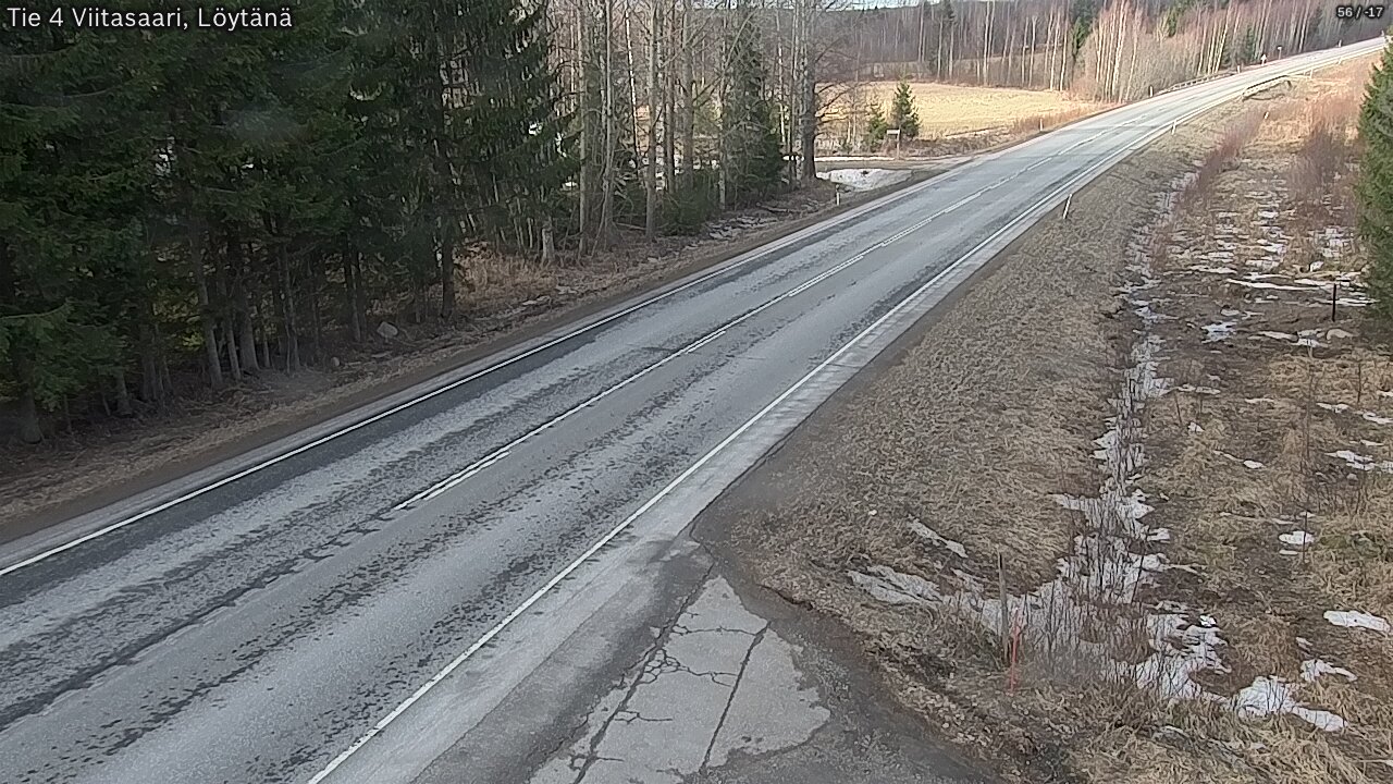 Weather Camera Image Road 4 Viitasaari, Löytänä, Viitasaari, Keski-Suomi