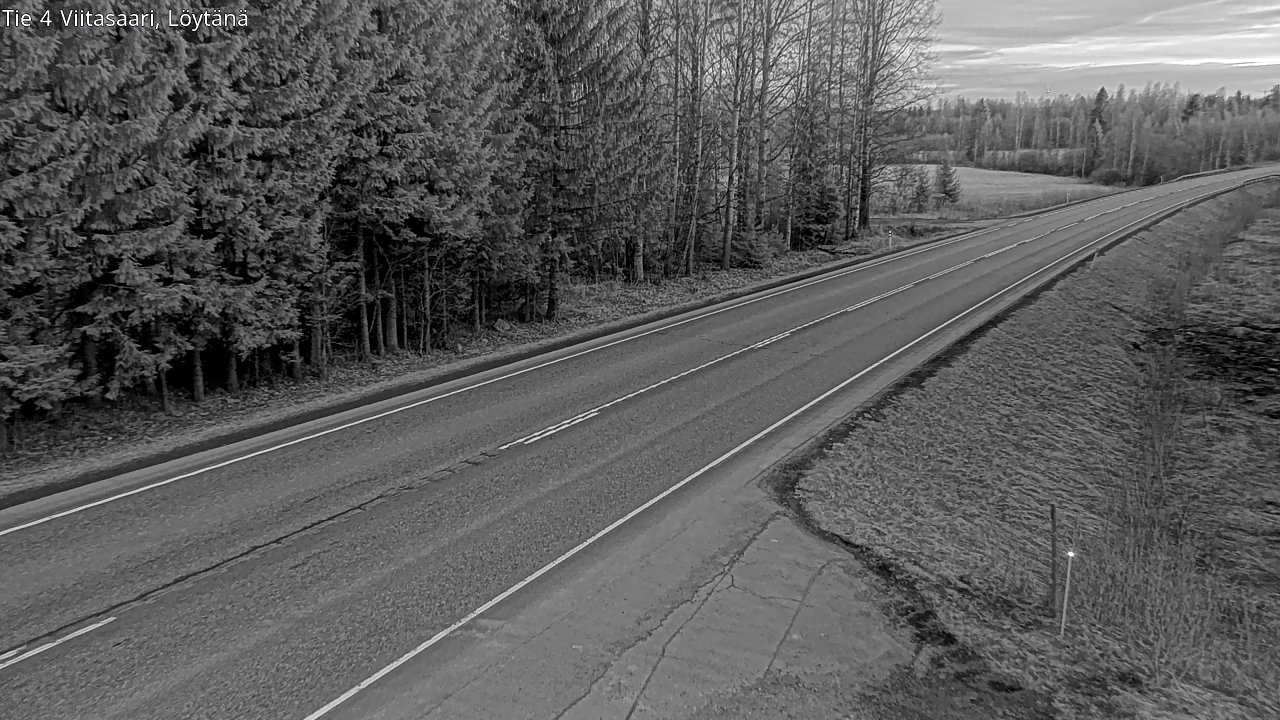 Weather Camera Image Väg 4 Viitasaari, Löytänä, Viitasaari, Keski-Suomi